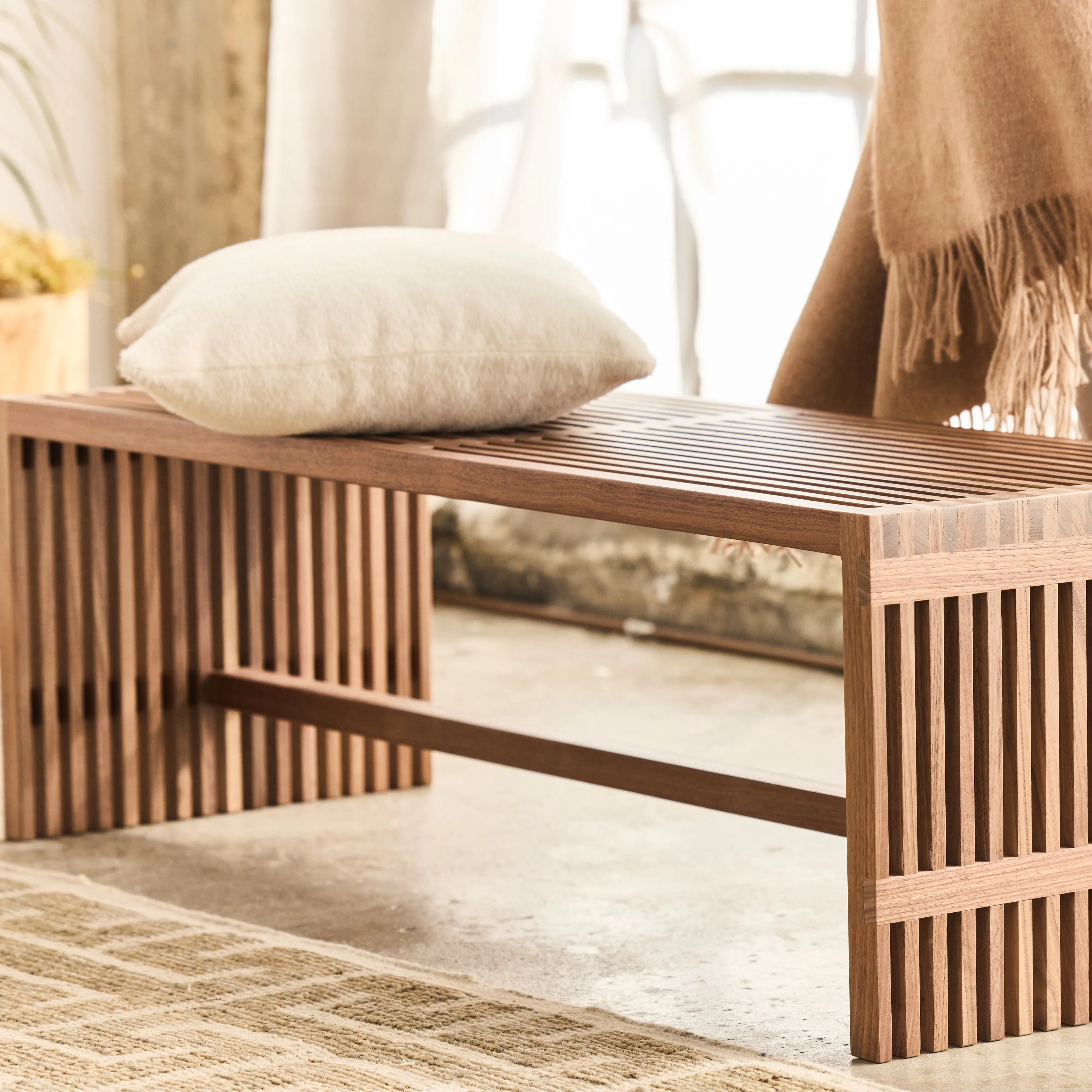 Zero Waste Slatted Bench
